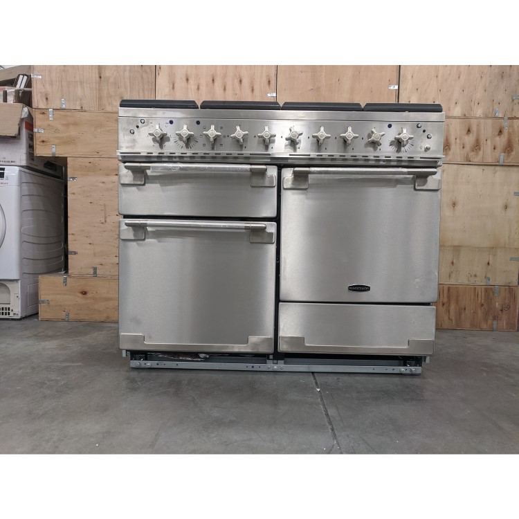 Refurbished Rangemaster Elise ELS110DFFSS 110cm Dual Fuel Range Cooker Stainless Steel