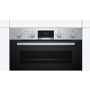 Refurbished Bosch Serie 2 MBS133BR0B 60cm Double Built In Electric Oven Stainless Steel