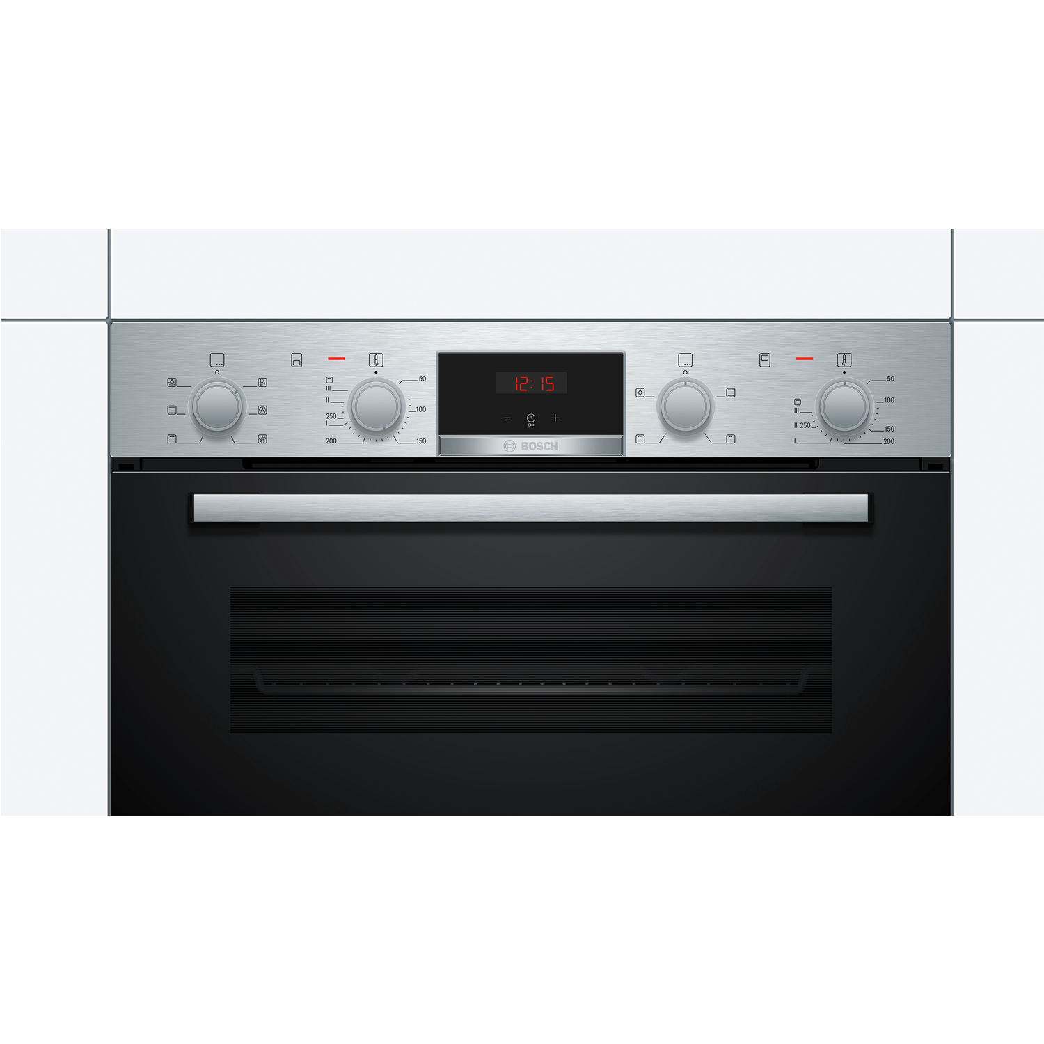 Refurbished Bosch Serie 2 MBS133BR0B 60cm Double Built In Electric Oven Stainless Steel Page 1 BuyItDirect.ie