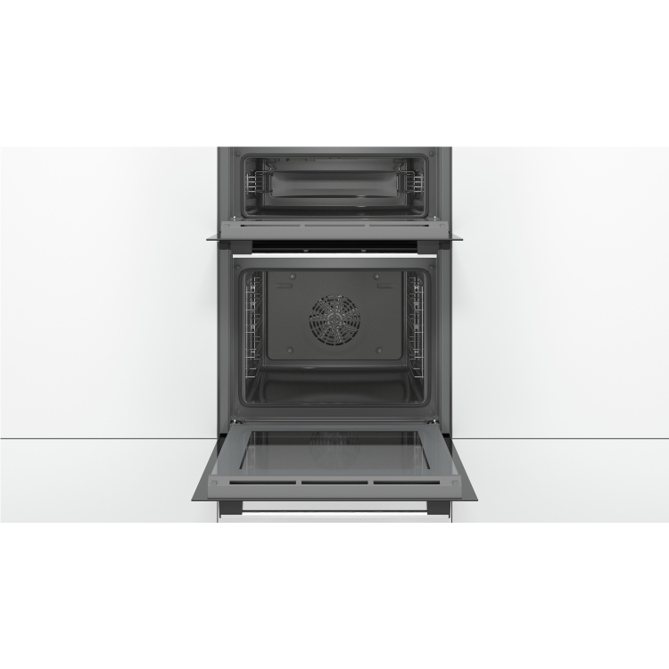 Refurbished Bosch Serie 2 MBS133BR0B 60cm Double Built In Electric Oven Stainless Steel