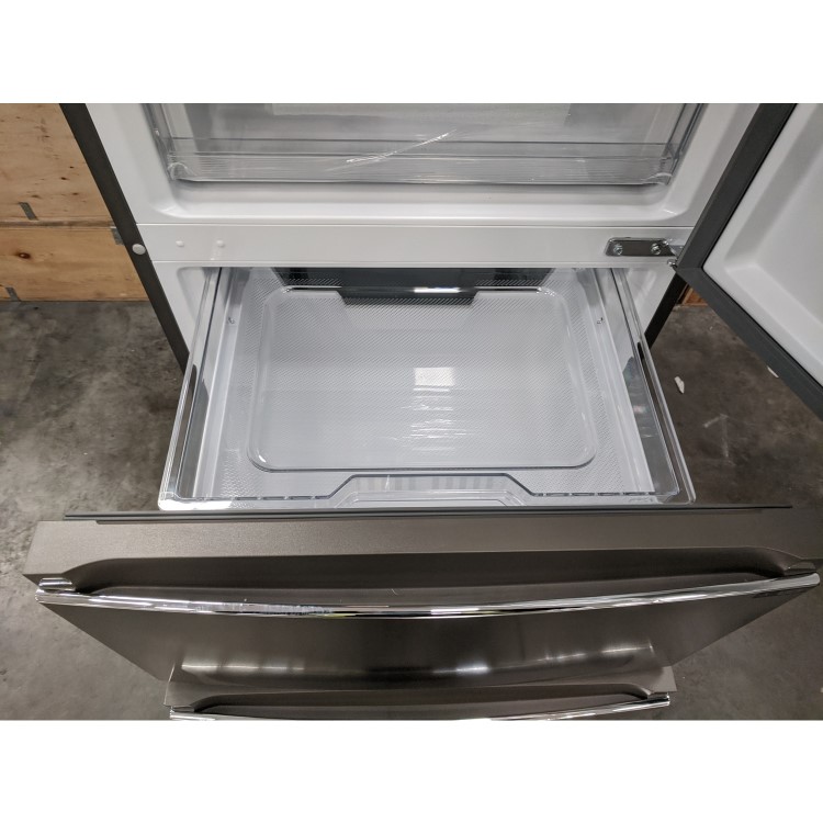 Refurbished Haier HTR3619FNMP Freestanding 345 Litre 70/30 Fridge Freezer Stainless Steel