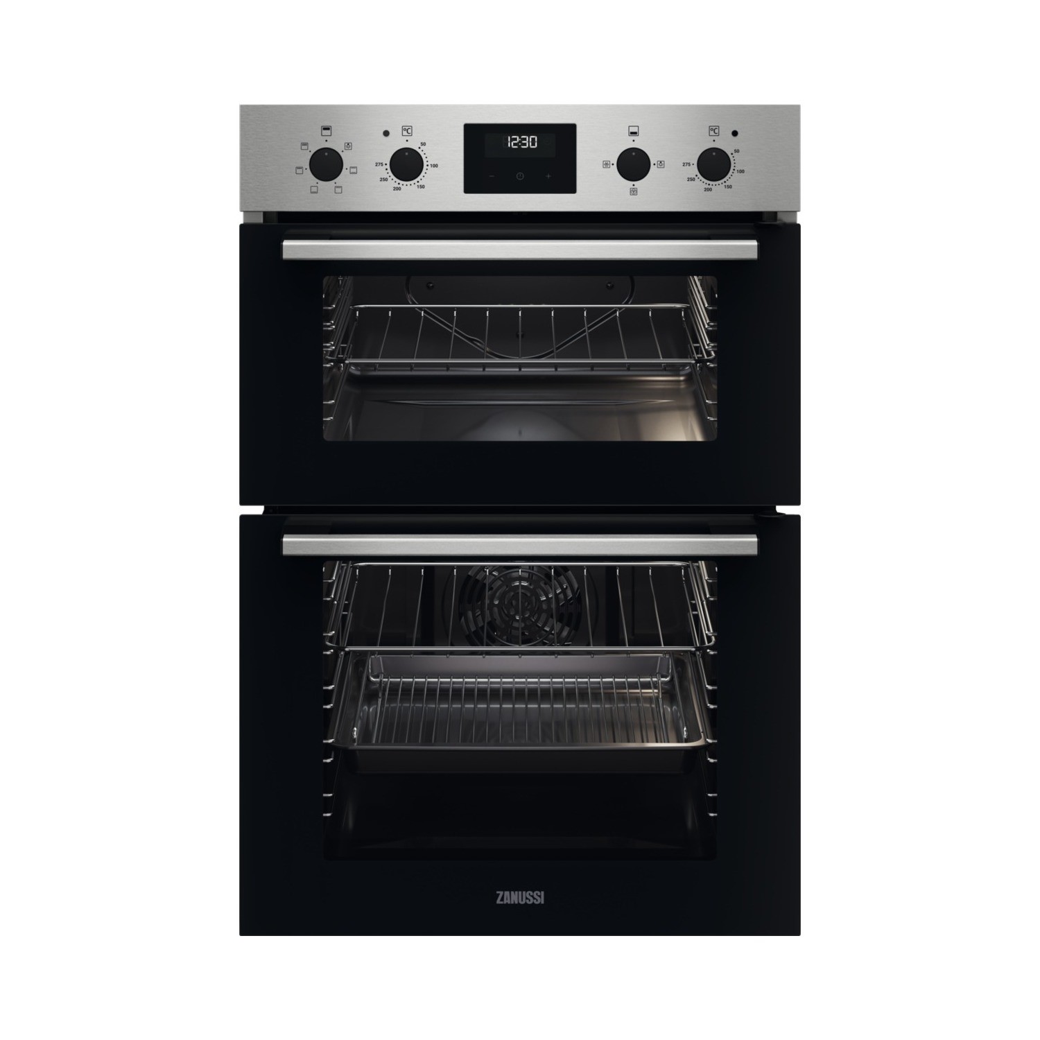 Zanussi Series 20 Electric Built In Double Oven - Stainless Steel
