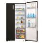 Fridgemaster 516 Litre American Fridge Freezer - Black