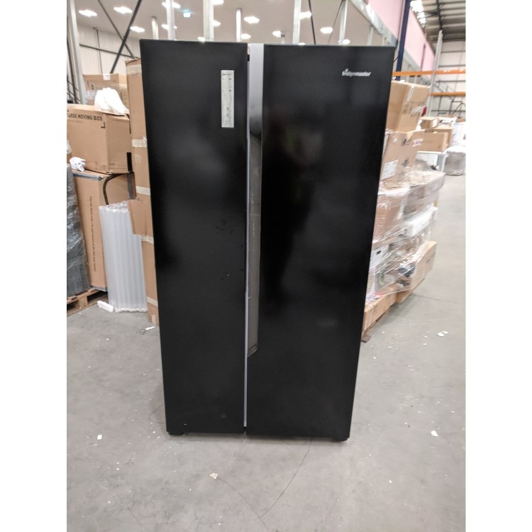 Refurbished Fridgemaster MS91518FFB 516 Litre American Fridge Freezer Black