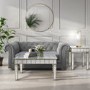 Small Mirrored Coffee Table with Gold Detailing - Jade Boutique
