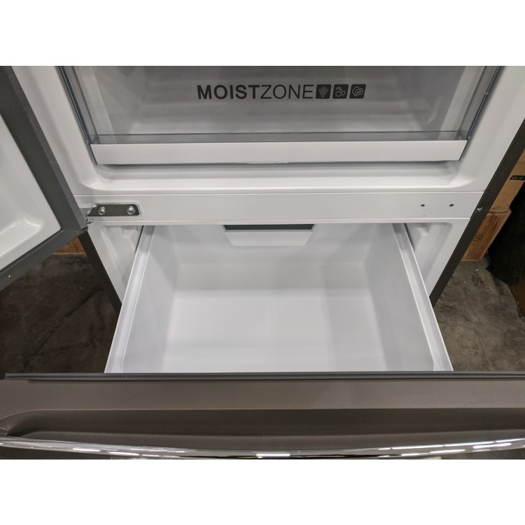 Refurbished Haier A3FE635CGJE Freestanding 343 Litre Frost Free Fridge Freezer Stainless Steel
