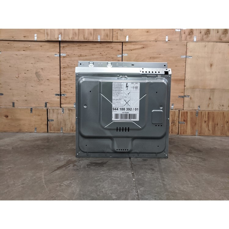 Refurbished AEG SteamBake BPS556020M Pyrolytic 60cm Single Built In Electric Oven with Food Sensor Stainless Steel