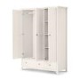 Julian Bowen MAI107 Maine 3 Door Combination Wardrobe -SURF WHITE