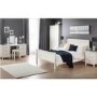Julian Bowen MAI107 Maine 3 Door Combination Wardrobe -SURF WHITE