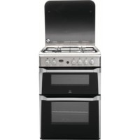 Refurbished Indesit ID60G2X 60cm 4 Burner Gas Cooker