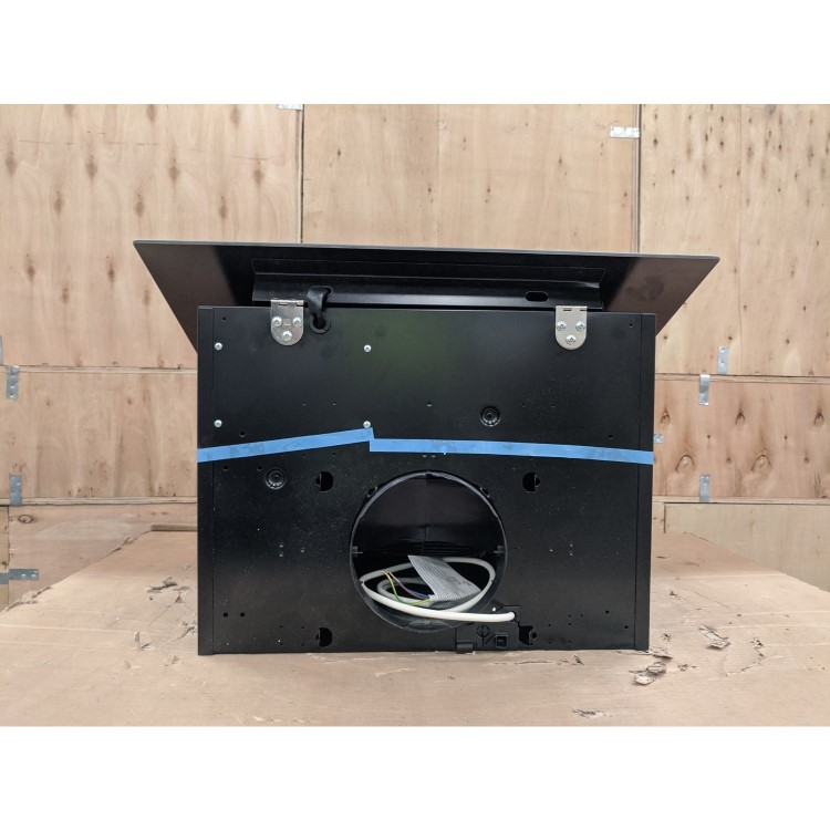Refurbished Faber Tweet EG8 BK A55 55cm Angled Cooker Hood Black Glass