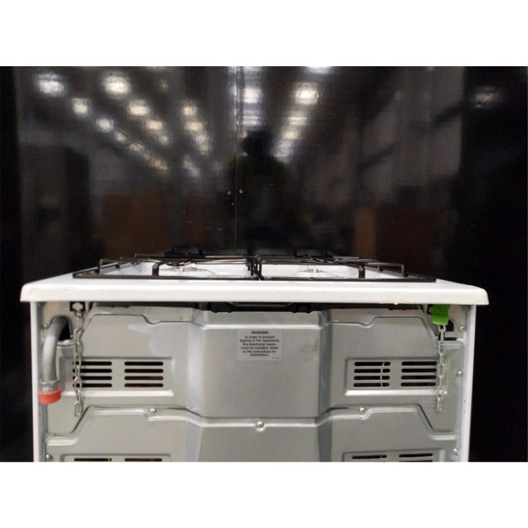 Refurbished electriQ EQDFC360WH 60cm Dual Fuel Cooker White