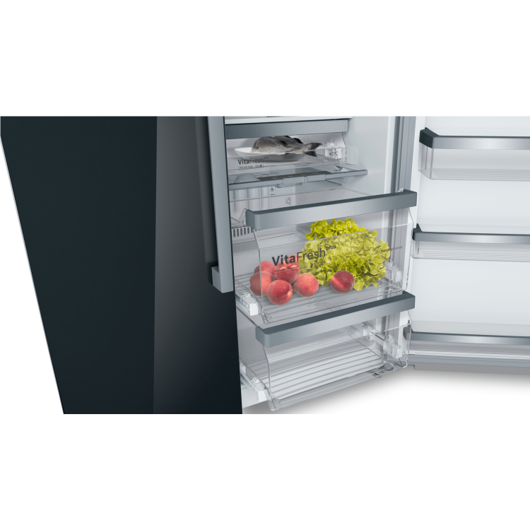 Refurbished Bosch Serie 8 KAD92HBFP 540 Litre American Fridge Freezer Black