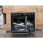 Refurbished Smeg SUK92MBL9-1 90cm Dual Fuel Range Cooker Black