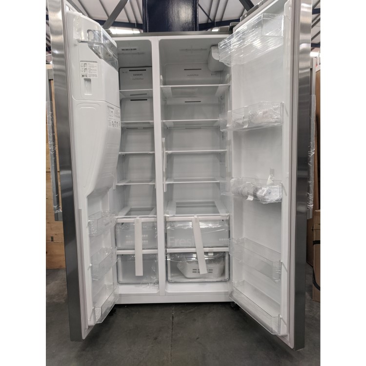 Refurbished Siemens KA93DVIFPG 533 Litre American Fridge Freezer Stainless Steel
