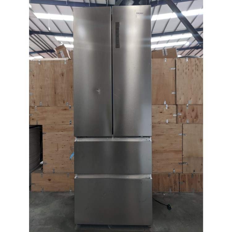 Refurbished Haier HB20FPAAA 454 Litre American Fridge Freezer Stainless Steel look