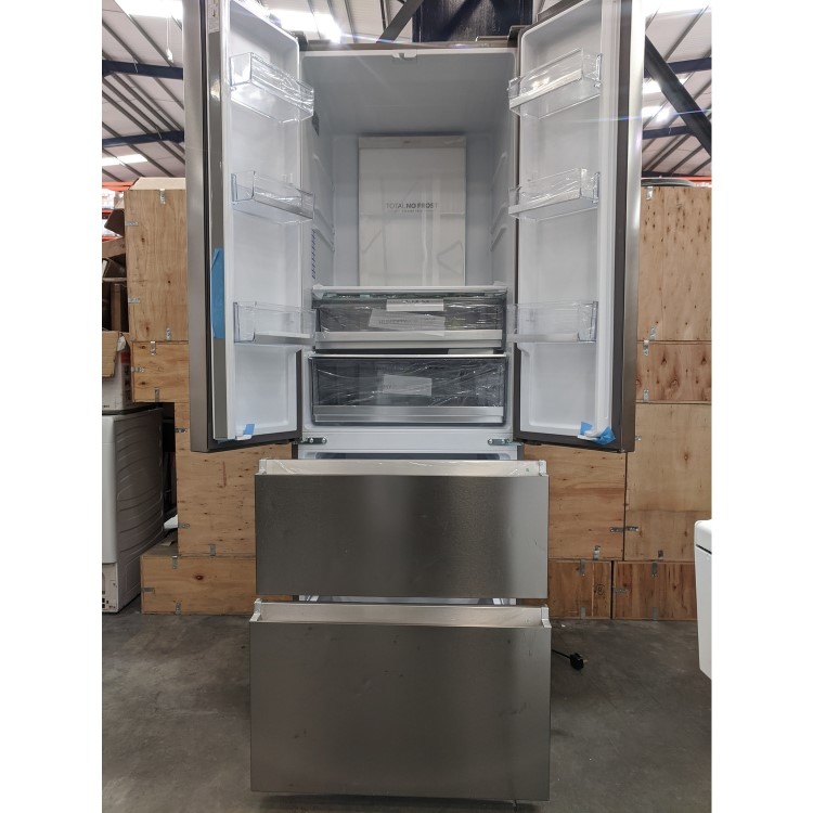 Refurbished Haier HB20FPAAA 454 Litre American Fridge Freezer Stainless Steel look
