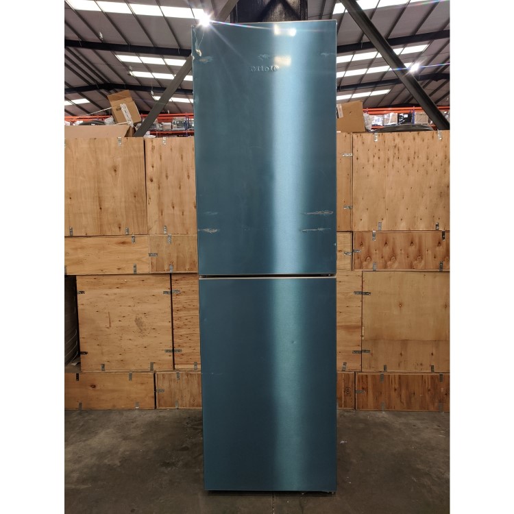 Refurbished Miele KFN29243Dclst Freestanding 349 Litre 50/50 Fridge Freezer Stainless Steel