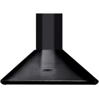 Rangemaster 70cm Chimney Cooker Hood - Black and Chrome