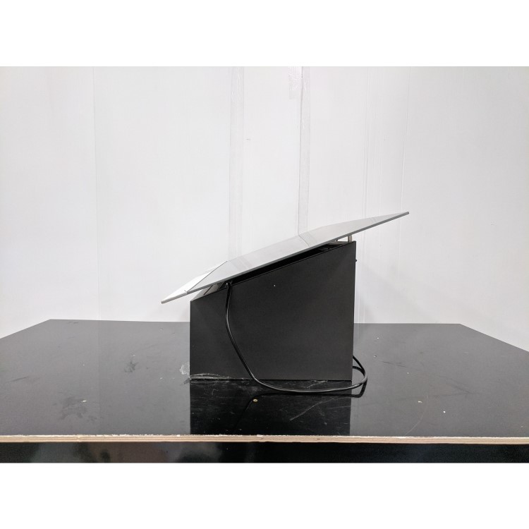 Refurbished Hotpoint PHVP87FLTK 80cm Angled Cooker Hood Black