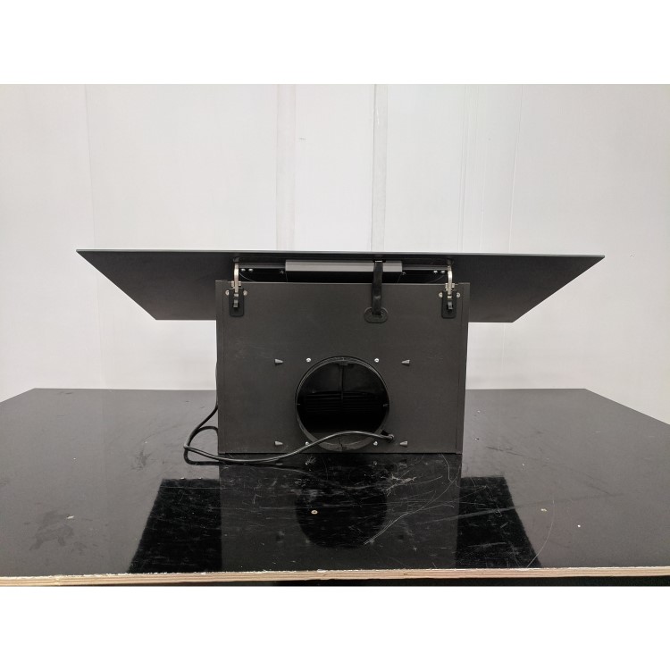 Refurbished Hotpoint PHVP87FLTK 80cm Angled Cooker Hood Black