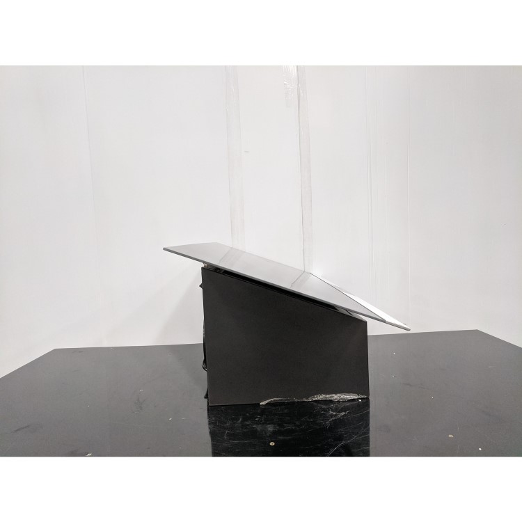 Refurbished Hotpoint PHVP87FLTK 80cm Angled Cooker Hood Black