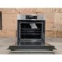 Refurbished AEG SteamBake BPS355020M Pyrolytic Self Cleaning 60cm Single Built In Electric Oven Stainless Steel