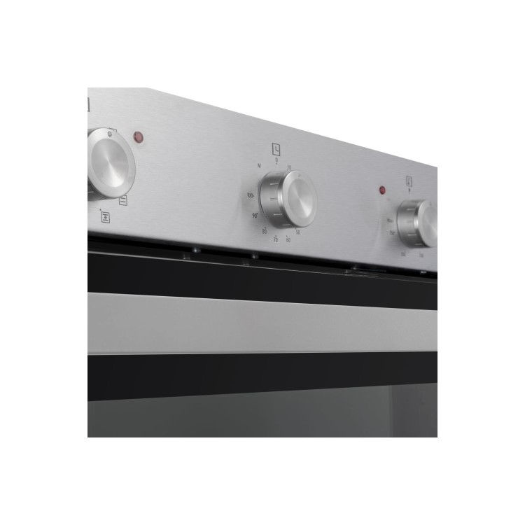 Refurbished electriQ EQBIOLG1SS 60cm Single built In Electric Fan Assisted Oven