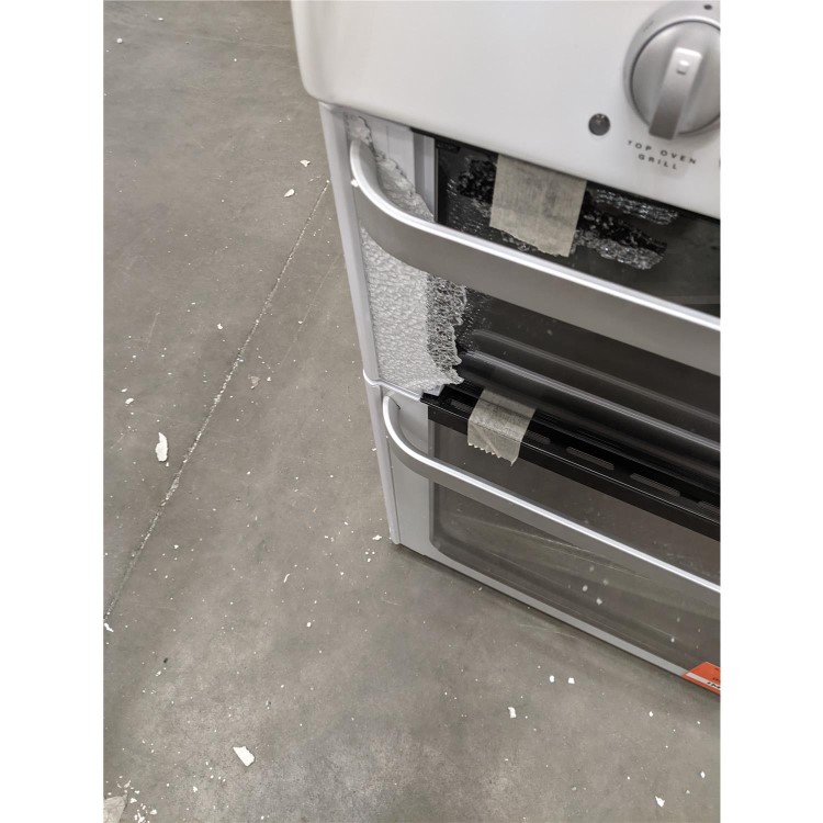 Refurbished Hotpoint HUI612P 60cm Electric Cooker With Induction Hob