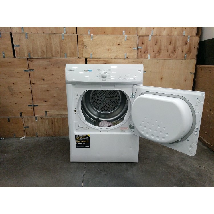 Refurbished Zanussi LINDO100 ZTE7101PZ Freestanding Vented 7KG Tumble Dryer White