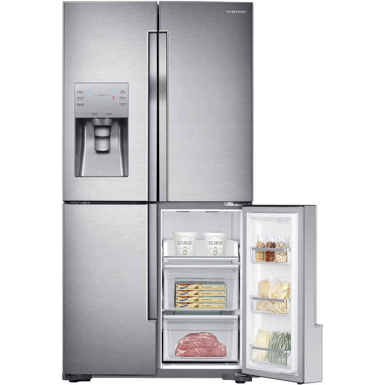 Refurbished Samsung RF56J9040SR 482 Litre Frost Free American Fridge Freezer Stainless Steel