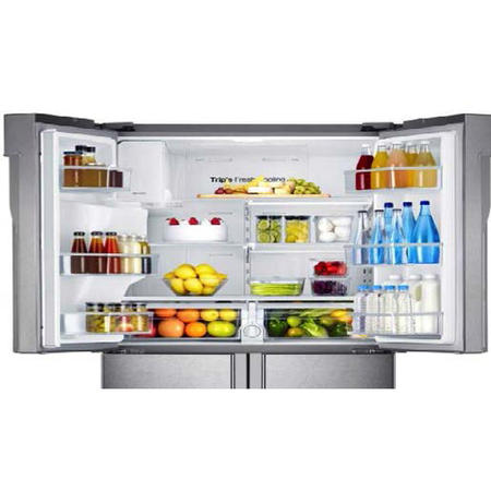 Refurbished Samsung RF56J9040SR 482 Litre Frost Free American Fridge Freezer Stainless Steel