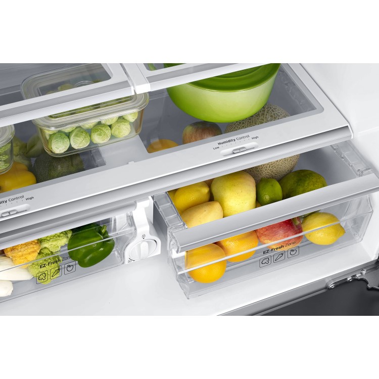 Refurbished Samsung RF56J9040SR 482 Litre Frost Free American Fridge Freezer Stainless Steel