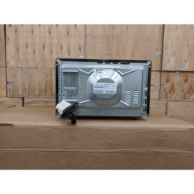 Refurbished Hotpoint Xtraspace MWH26321MB Flatbed 25L 800W Microwave Oven With Grill & Crisp Function Black