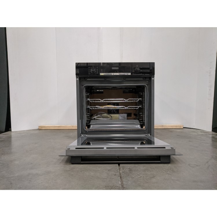 Refurbished Bosch Serie 4 HBS534BB0B Single Built In Electric Oven with Catalytic Cleaning Black