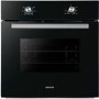 electriQ Plug In Electric Single Oven - Black