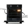 electriQ Plug In Electric Single Oven - Black