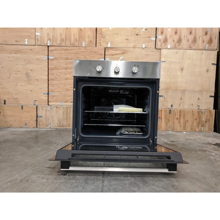 Refurbished Zanussi ZOB31471XK 60cm Single Built In Electric Oven With Minute Minder Stainless Steel