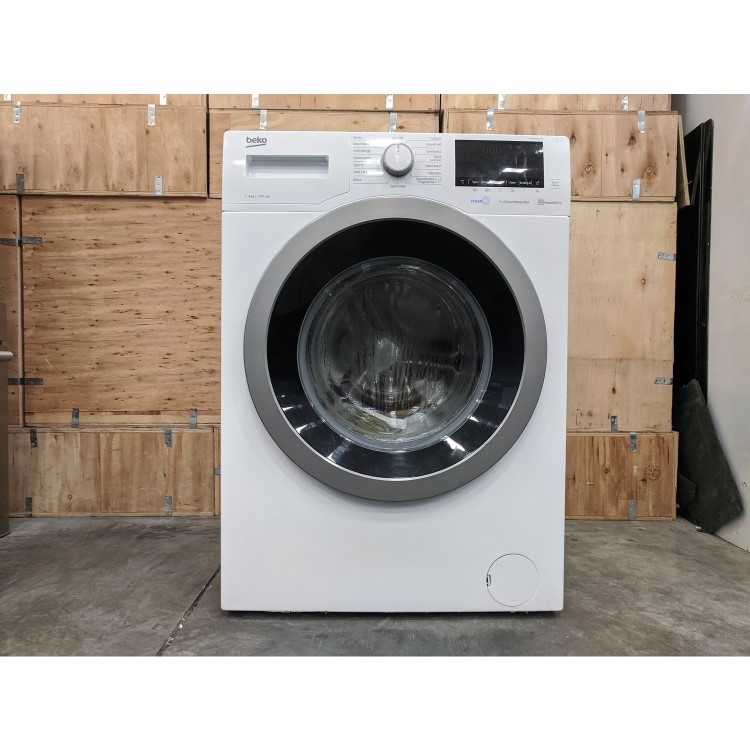 Refurbished Beko WEX840530W Smart Freestanding 8KG 1400 Spin Washing Machine White