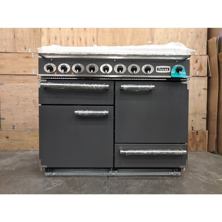 Refurbished Falcon Deluxe F1092DXEISLN-EU 110cm Electric Range Cooker with Induction Hob Grey
