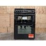 Refurbished Hotpoint HAE60KS 60cm Double Oven Electric Cooker Black