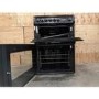 Refurbished Hotpoint HAE60KS 60cm Double Oven Electric Cooker Black