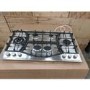 Refurbished Hotpoint PHC961TSIXH 6 Burner Gas Hob Stainless Steel With Cast Iron Pan Stands