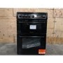 Refurbished Hotpoint HAG60K 60cm Double Oven Gas Cooker Black