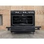 Refurbished electriQ EQRANGE90GASBLACK 90cm Single Oven Gas Range Cooker Black