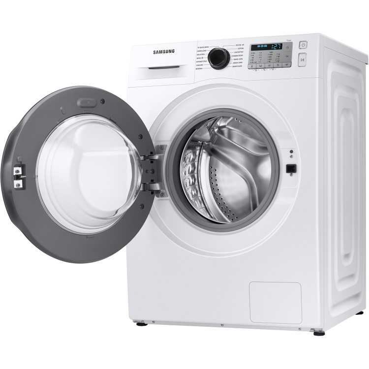 Refurbished Samsung ecoBubble WW80TA046AH/EU Freestanding 8KG 1400 Spin Washing Machine White