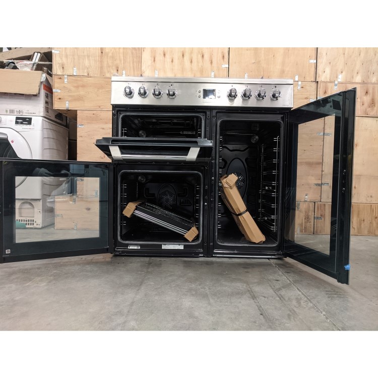 Refurbished Leisure Cuisinemaster CS90F530X 90cm Dual Fuel Range Cooker Stainless Steel