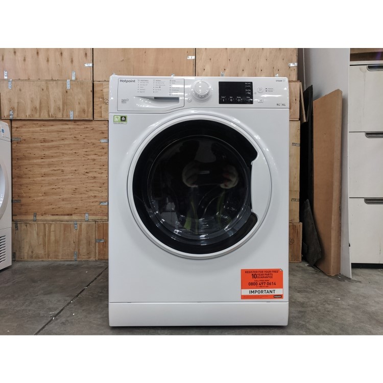 Refurbished Hotpoint Futura RDG8643WWUKN Freestanding 8/6KG 1400 Spin Washer Dryer White