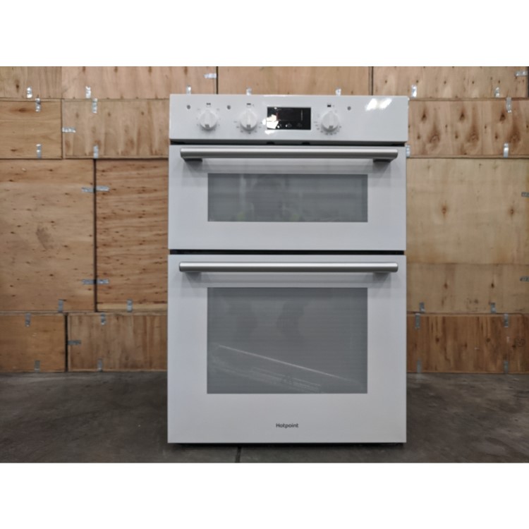 Refurbished Hotpoint Newstyle DD2540WH 60cm Double Built In Electric Oven White