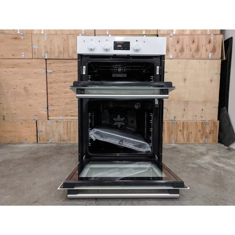 Refurbished Hotpoint Newstyle DD2540WH 60cm Double Built In Electric Oven White